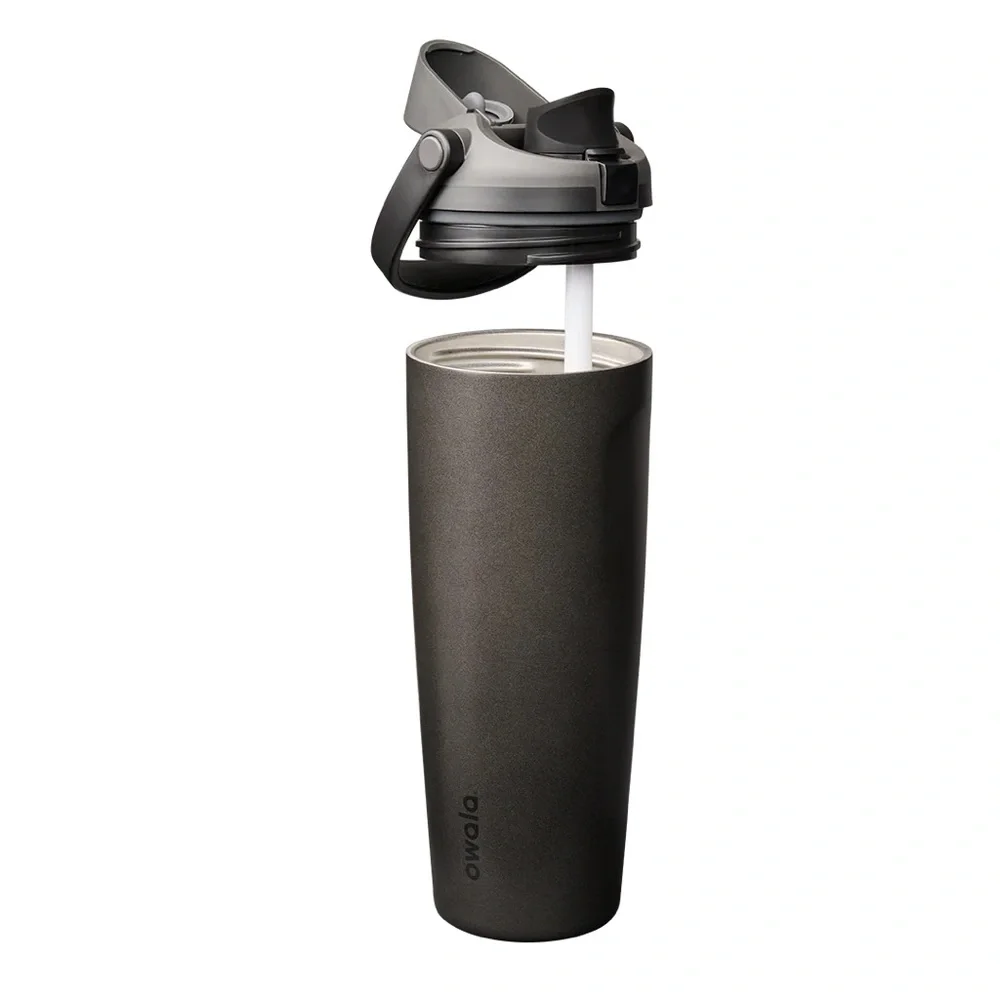 💅 Owala FreeSip Sway 30oz “Nailed It” Metallic Grey Ombre Water Bottle NWT - Picture 2 of 6